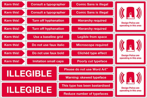 Design Police Are Operating In This Area -- And They've Got Crappy Design Sense, Too